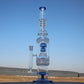 Jellyfish Sprinkler & Matrix Perc Glass Water Pipe 19.5"