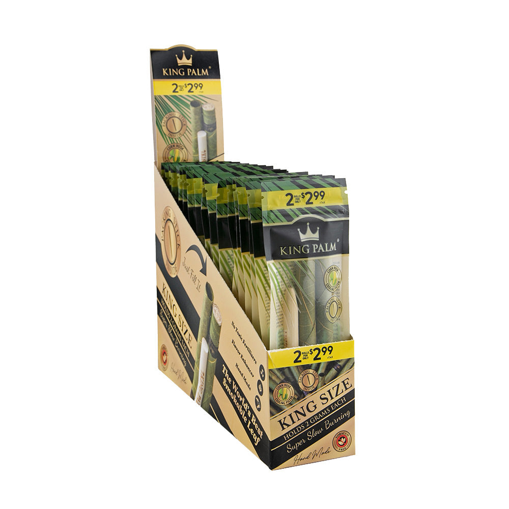 King Palm Pre-Roll Wraps - 2PK / King Size 20pcs