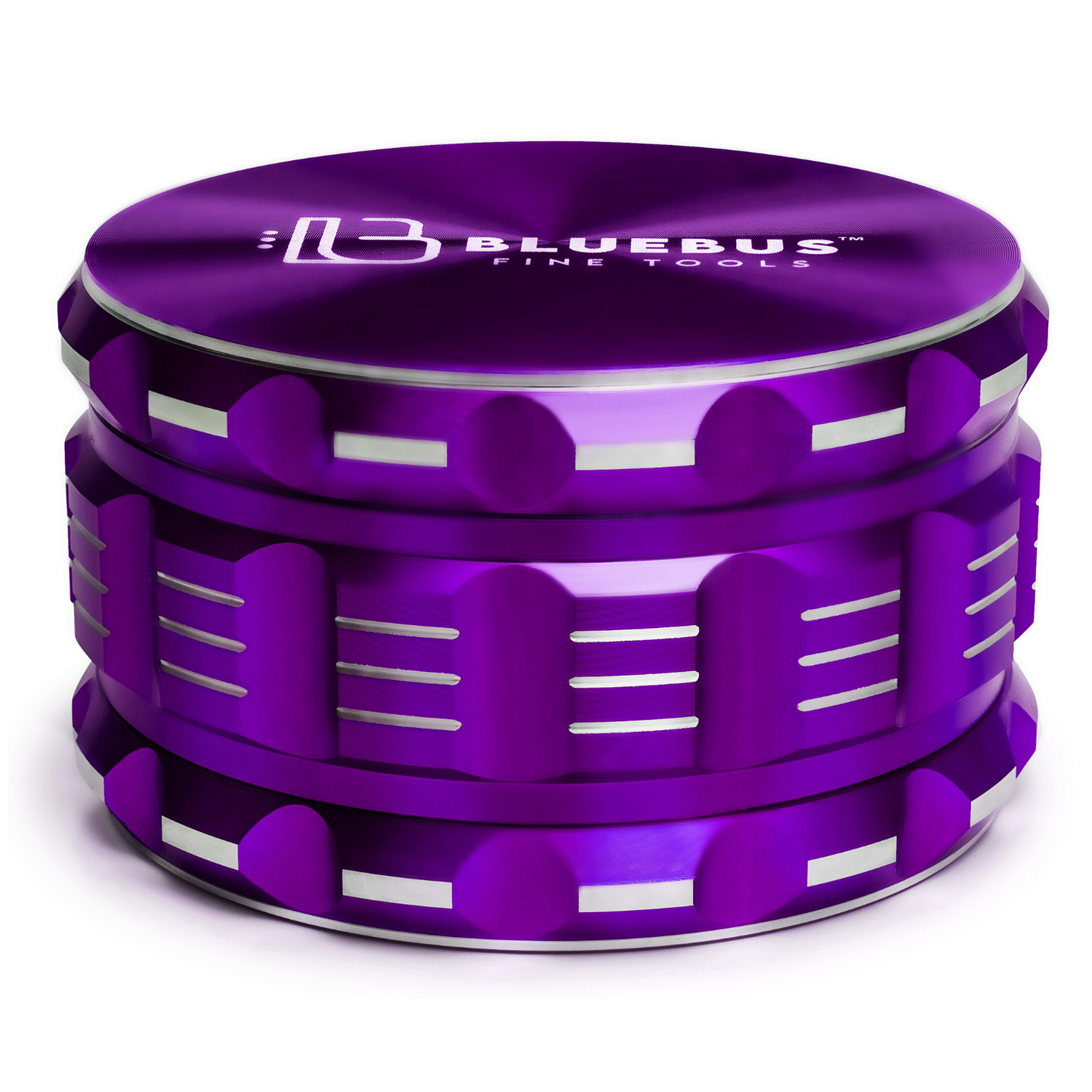 GA 4-Piece Aluminum Herb Grinder – 3.5-Inch Extra-Large | BlueBus Fine Tools