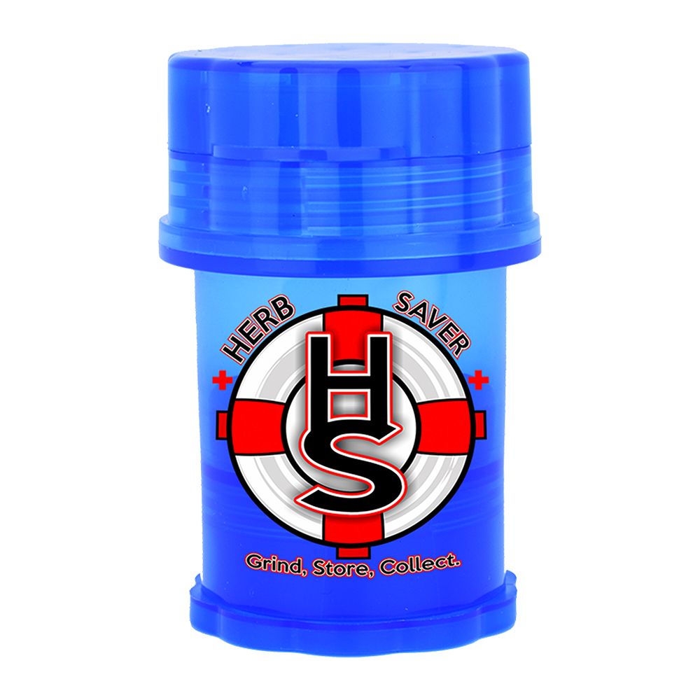 HerbSaver Large Grinder - 3.8" x 2.4" / 4pc / 6ct