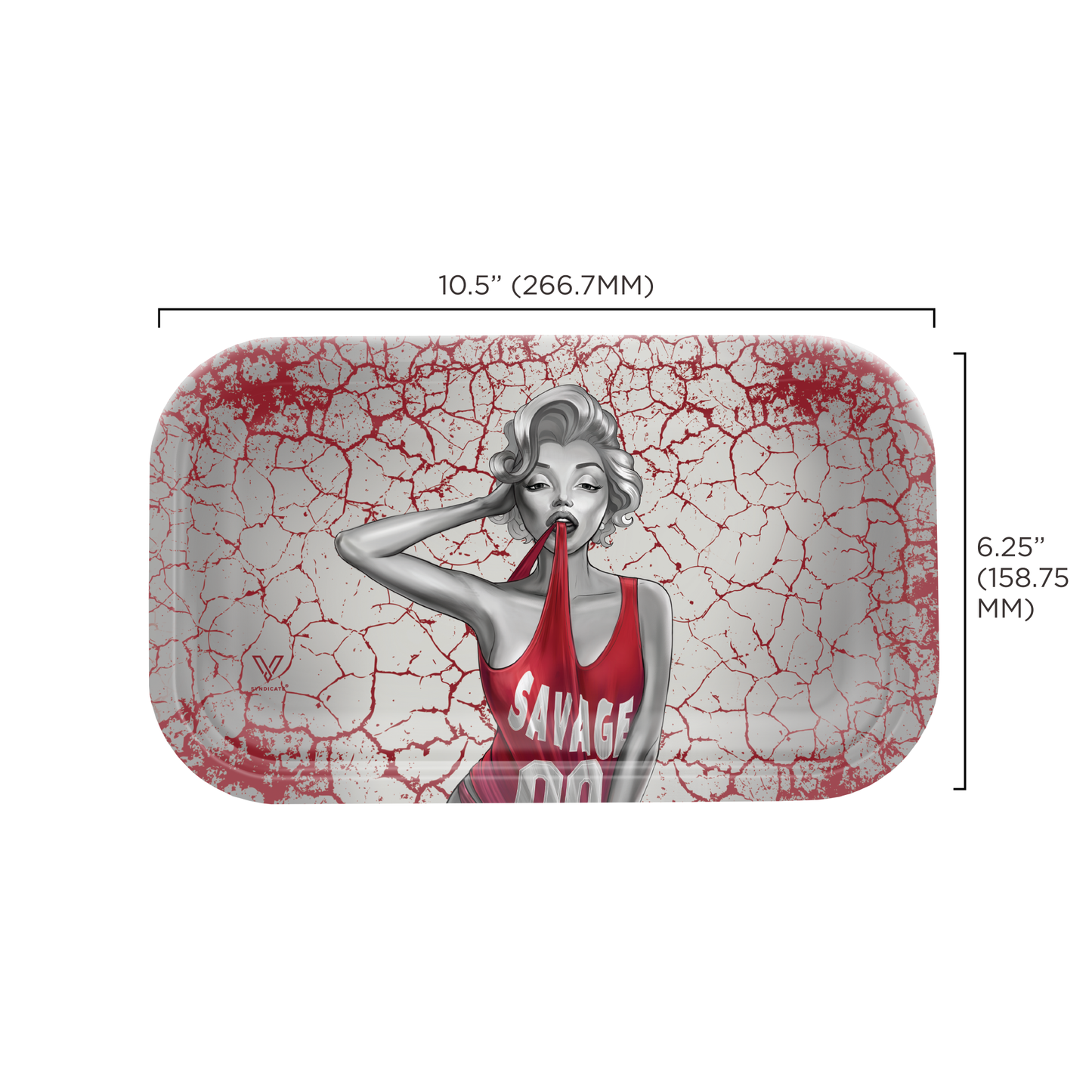 Dank Diva Metal Rollin' Tray