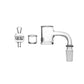 GRAV® 14MM 90°Quartz Bucket, Inserts & Carb Cap Set