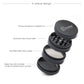GC 4-Piece Ceramic Herb Grinder – 2.5-Inch Black | BlueBus Fine Tools