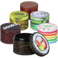 6CT DISPLAY - Pulsar Design Series Aluminum Grinder V3 - 4pc / 2.5" / Assorted Designs