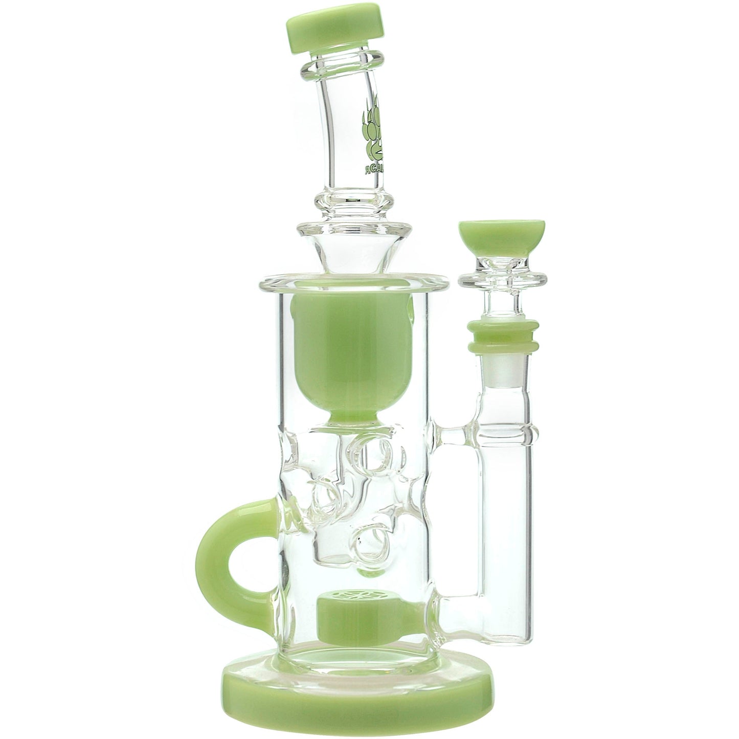 Calibear Cascade Flower Of Life Klein Recycler Dab Rig