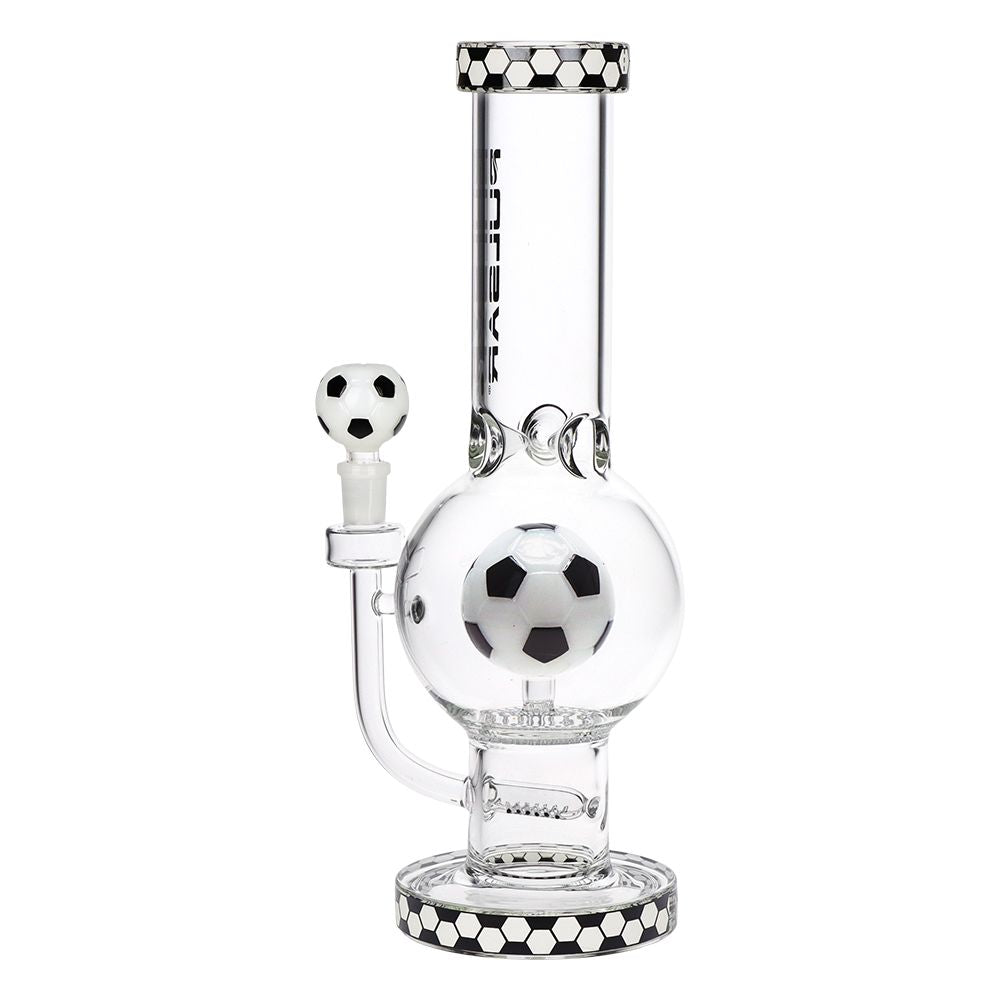 Pulsar Soccer Celebration Bubble Base Glass Water Pipe - 12.6" / 14mm F