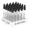 White Rhino Dab Straw w/ Silicone Cap | 5" | 25pc Display