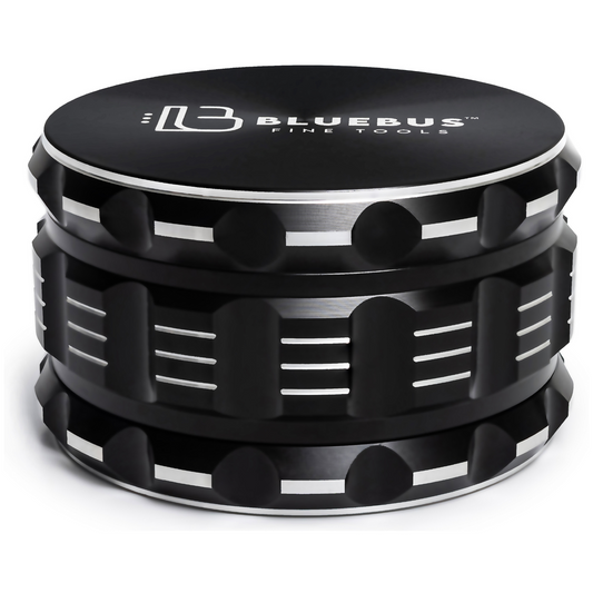 GA 4-Piece Aluminum Herb Grinder – 3.5-Inch Extra-Large | BlueBus Fine Tools