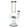 Pulsar Game Time Bubble Base Glass Water Pipe - 12.5" / 14mm F