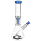 Glass House Flathead Perc Beaker - 12" / 14mm F / Colors Vary