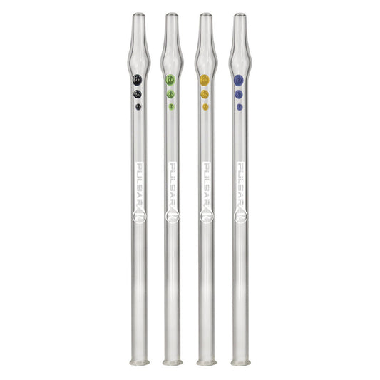 Pulsar Glass Vapor Straw - 10" / Colors Vary