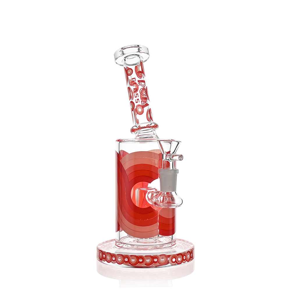 Retro Scientific Bong with Matrix Perc | Croia Glass