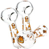 3CT BUNDLE - Stoned Garfield Glass Spoon Pipe - 4.5"