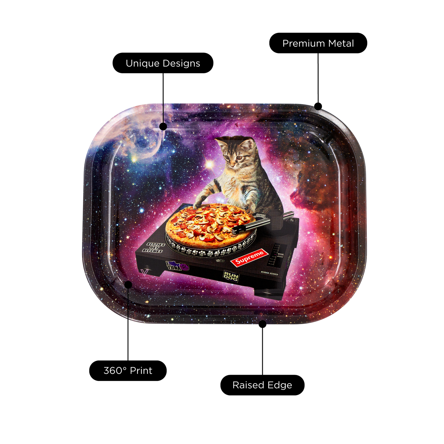Pussy Vinyl Metal Rollin' Tray