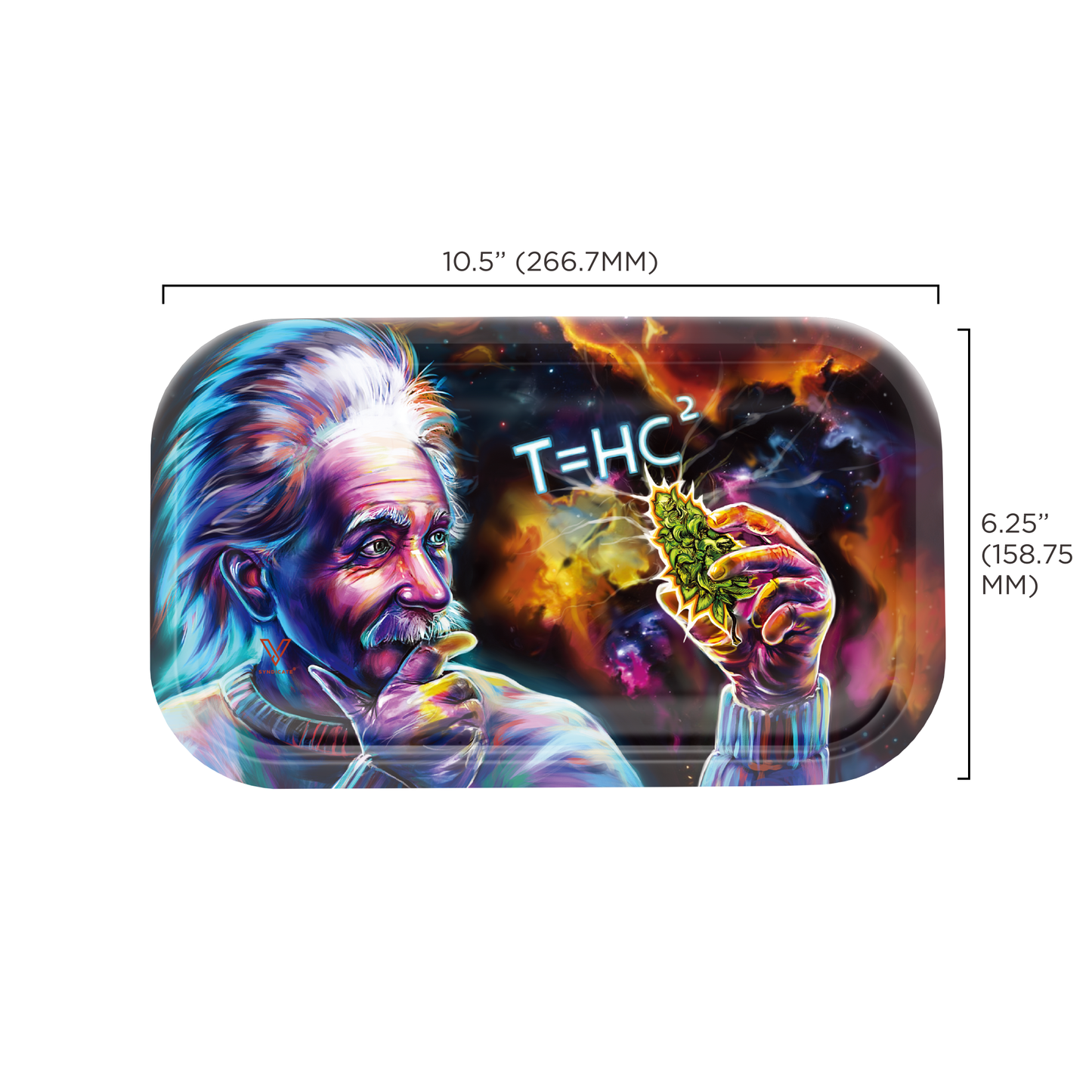 T=HC2 Einstein Black Hole Metal Rollin' Tray