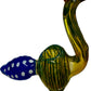 Ripkitty 5” Peacock Dry Herb Hand Pipe Borosilicate Glass - Colors May Vary