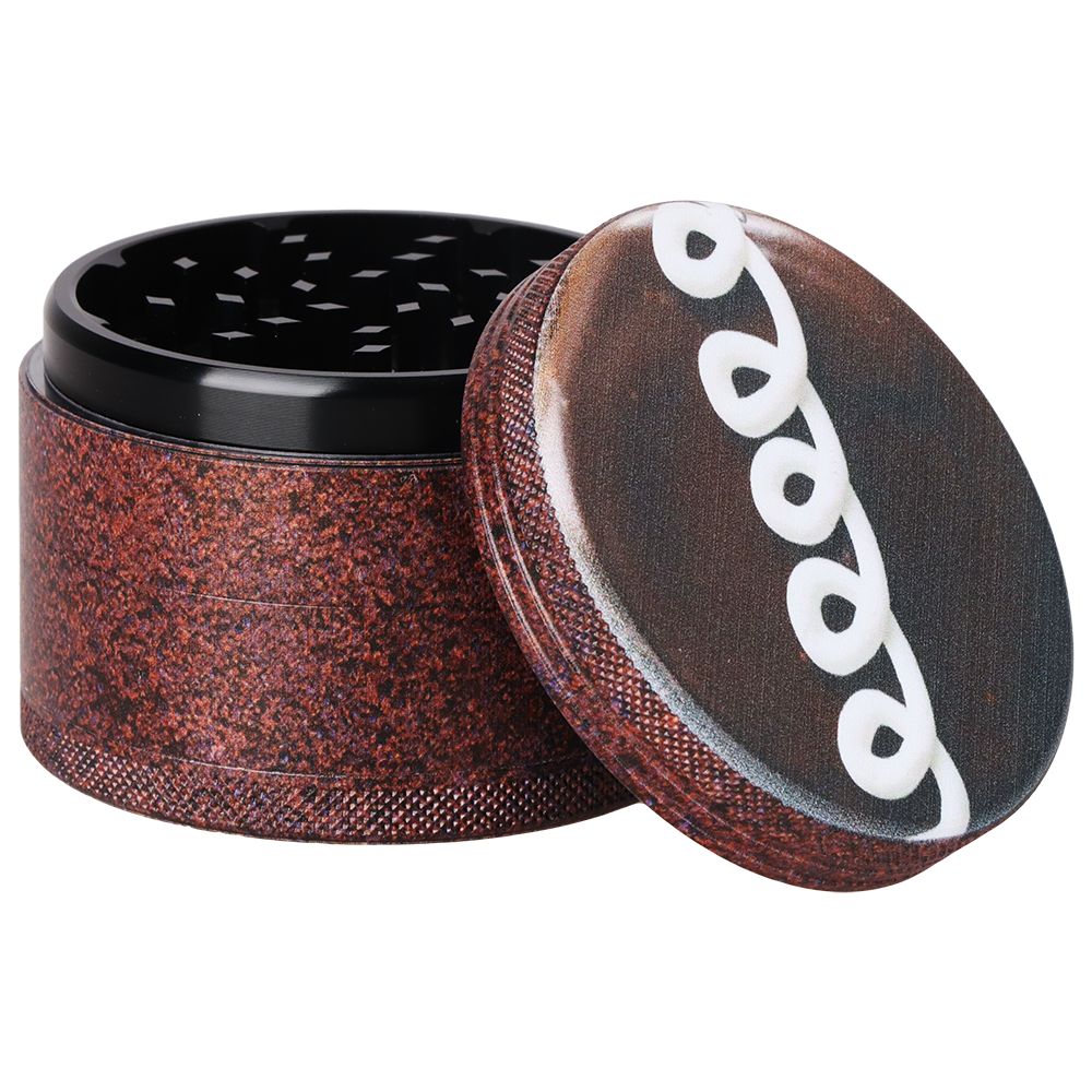 6CT DISPLAY - Pulsar Design Series Aluminum Grinder V3 - 4pc / 2.5" / Assorted Designs