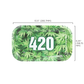 420 Green Metal Rollin' Tray