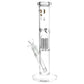 Diamond Glass Gold Pearl 8-Arm Perc Water Pipe - 12" / 14mm F / Colors Vary