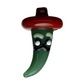Human Grade Chili Pepper Glass Carb Cap