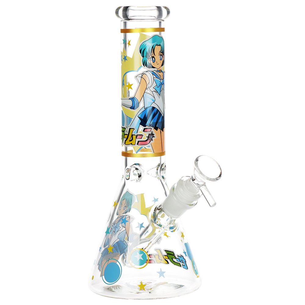 Sailor Mercury Version 2 Beaker Glass Water Pipe - 10" / 14mm F
