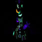 Haunted House Beaker Glass Water Pipe - 10" / 14mm F