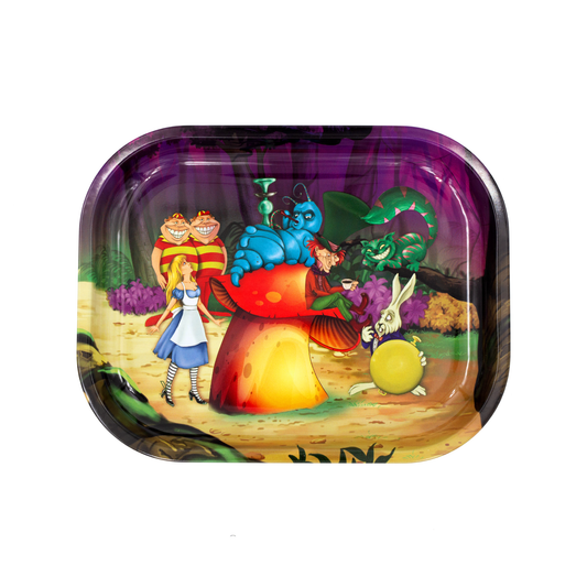 Alice Mushroom Metal Rollin' Tray