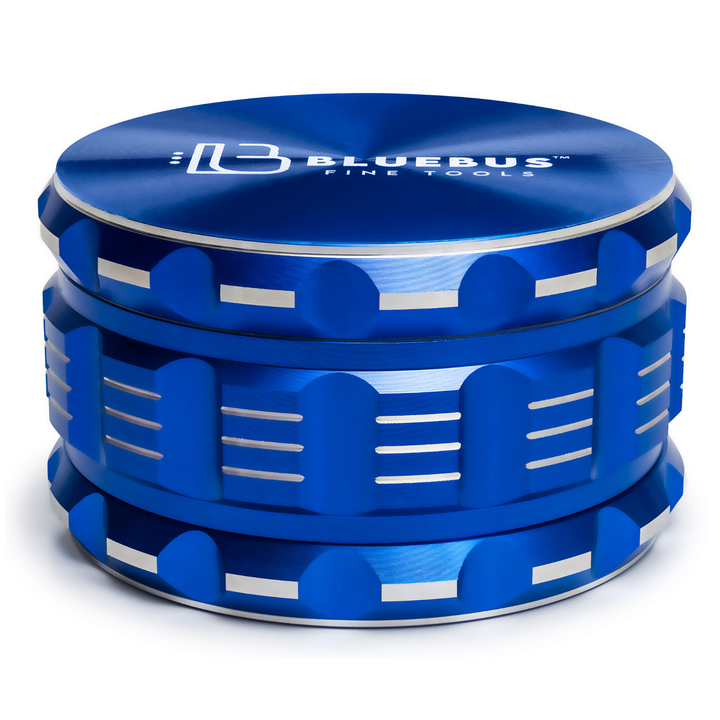 GA 4-Piece Aluminum Herb Grinder – 3.5-Inch Extra-Large | BlueBus Fine Tools