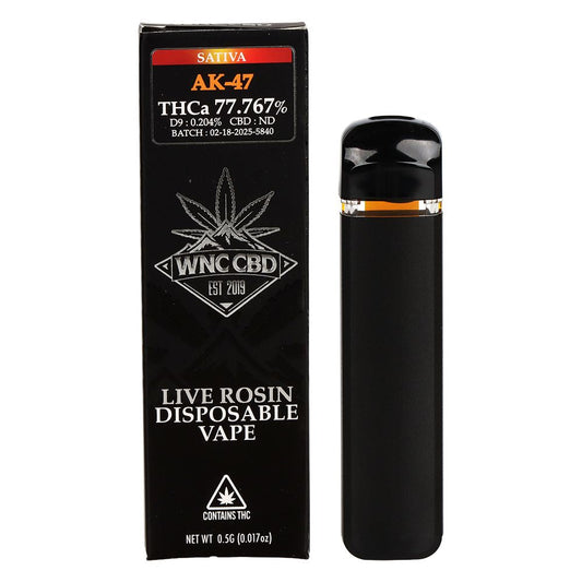 WNC THCA Live Rosin Disposable | 0.5g | 12ct Display