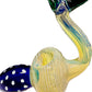 Ripkitty 5” Peacock Dry Herb Hand Pipe Borosilicate Glass - Colors May Vary
