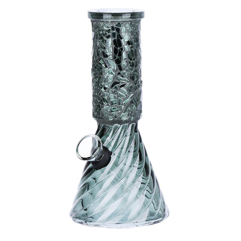 SeshGear Crystalline Beaker Mini Glass Water Pipe - 6" / 6ct