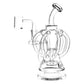 Pulsar Six-Arm Recycler Rig - 8" / 14mm F / Clear
