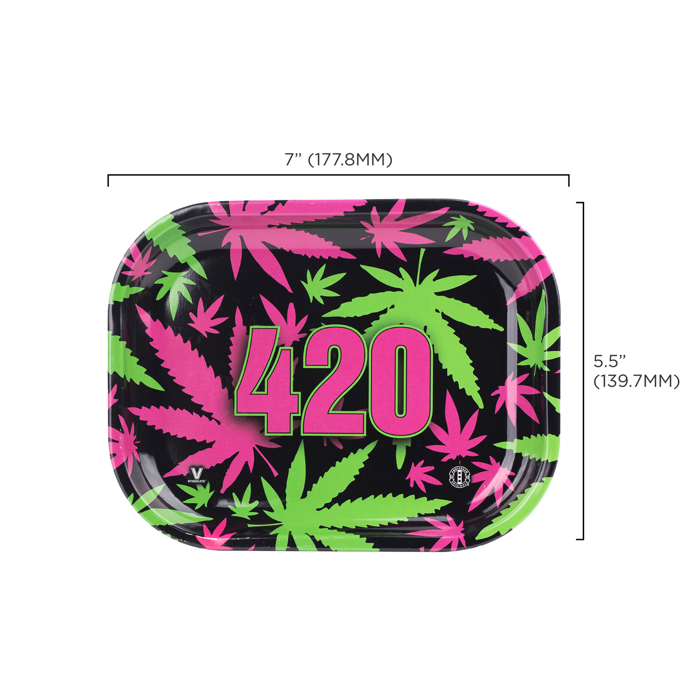 420 Retro Metal Rollin' Tray