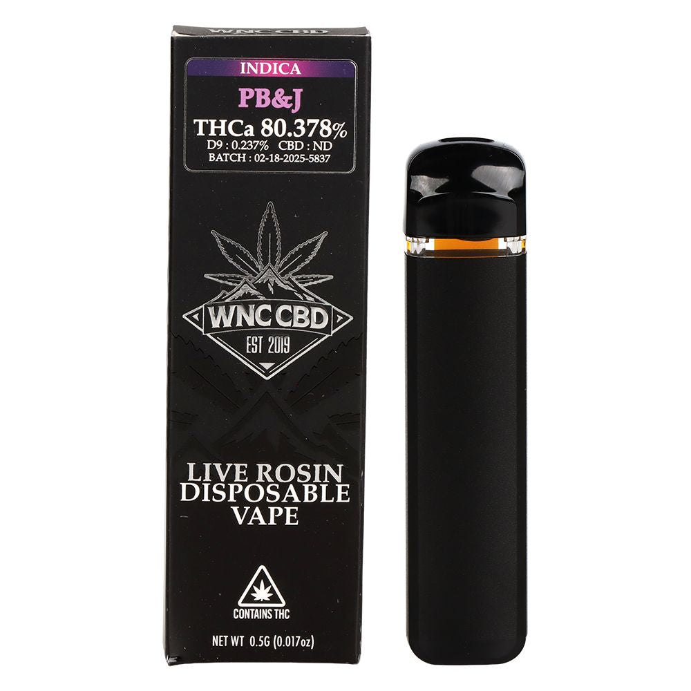WNC THCA Live Rosin Disposable | 0.5g | 12ct Display