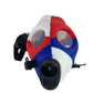 Multi-Colored Silicone Skull Gas Mask Bong