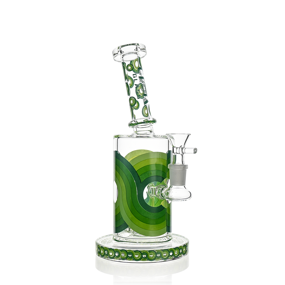 Retro Scientific Bong with Matrix Perc | Croia Glass