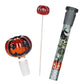Pulsar Halloween Party Herb Pipe Glow Duo- 10" / 14mm F