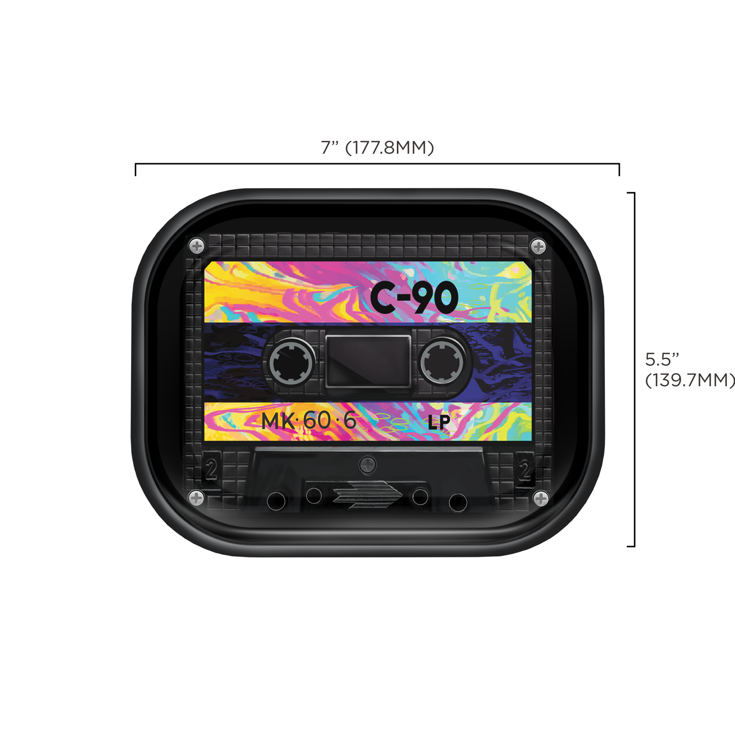 Cassette Metal Rollin' Tray