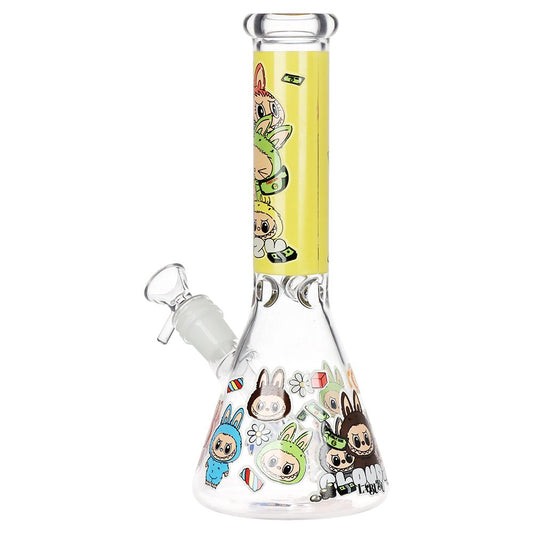 Funny Animal Beaker Glass Water Pipe | 9.75" | 14mm F | Designs Vary