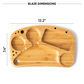 BLAZE Wooden Stash Rolling Tray with Accessories | BlueBus Fine Tools