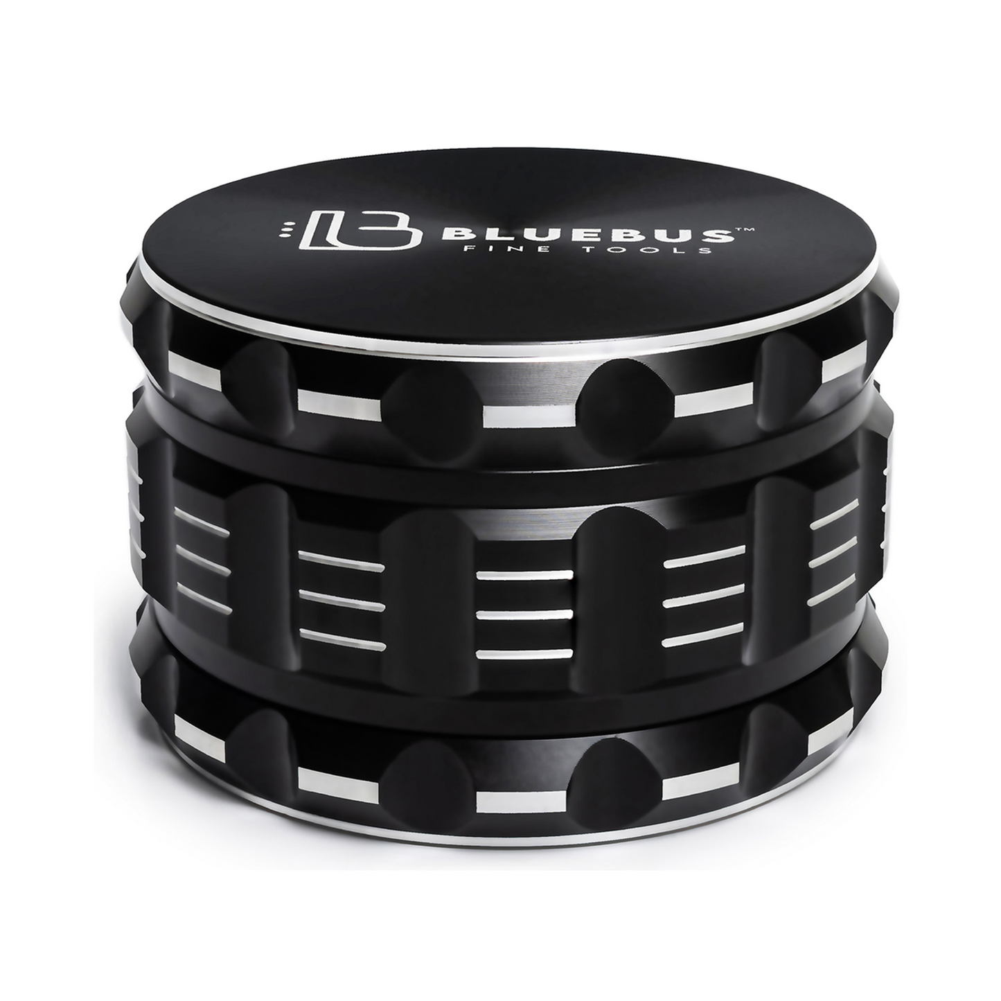 GA 4-Piece Aluminum Herb Grinder – 2.5-Inch Mid-Size | BlueBus Fine Tools