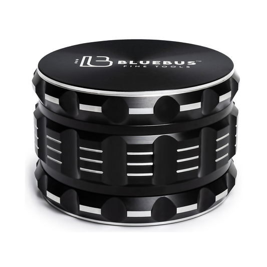 GA 4-Piece Aluminum Herb Grinder – 2.5-Inch Mid-Size | BlueBus Fine Tools