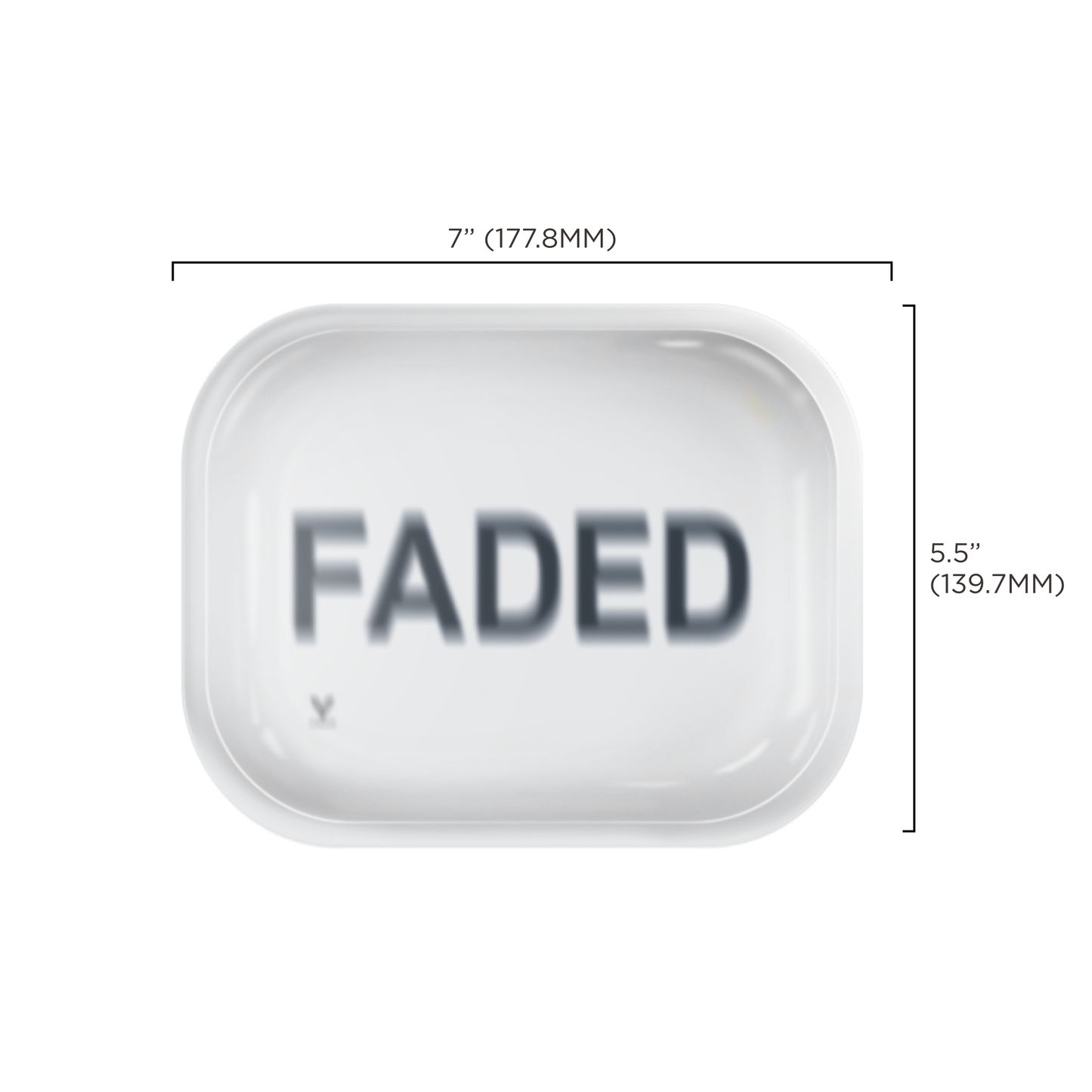 Faded Metal Rollin' Tray