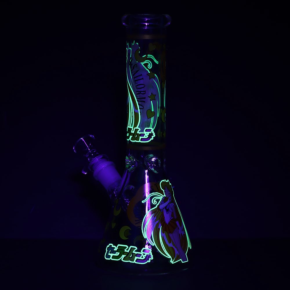 Sailor Venus Beaker Glass Water Pipe - 10" / 14mm F