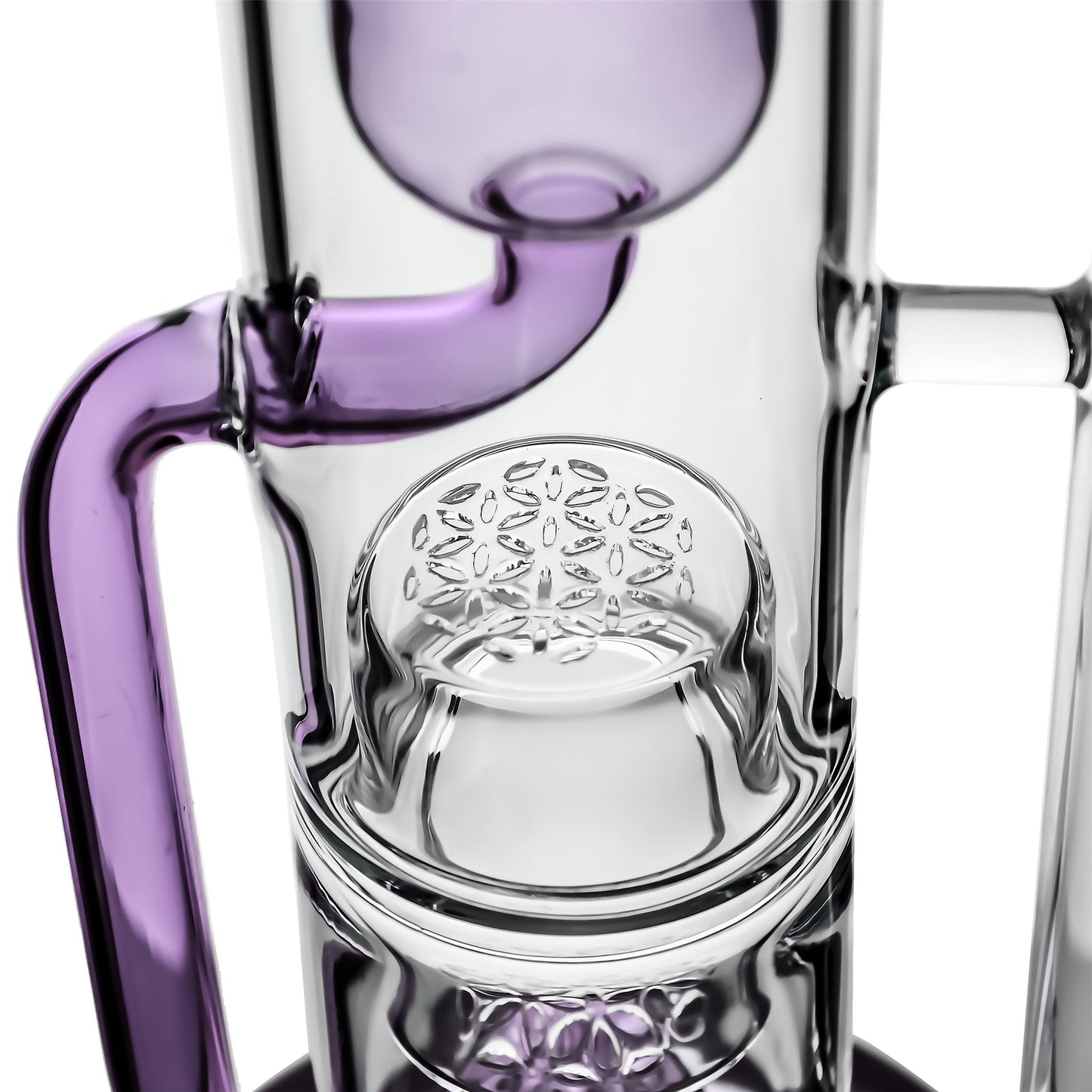 Calibear Pillar Flower Of Life Klein Bong