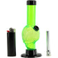 Mini Skull Acrylic Bong - 6" Tall - Multiple Colors