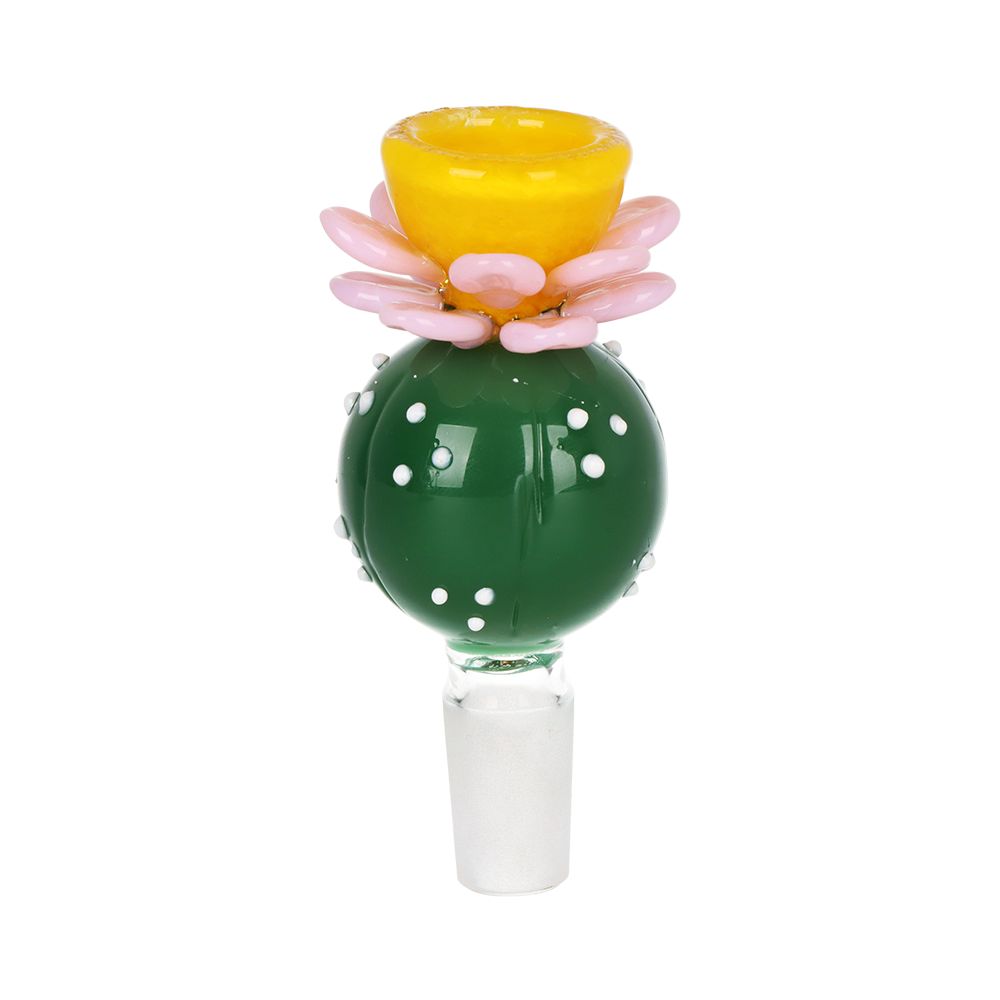 Pulsar Peyote Bloom Bubble Base Glass Water Pipe - 12.25" / 14mm F
