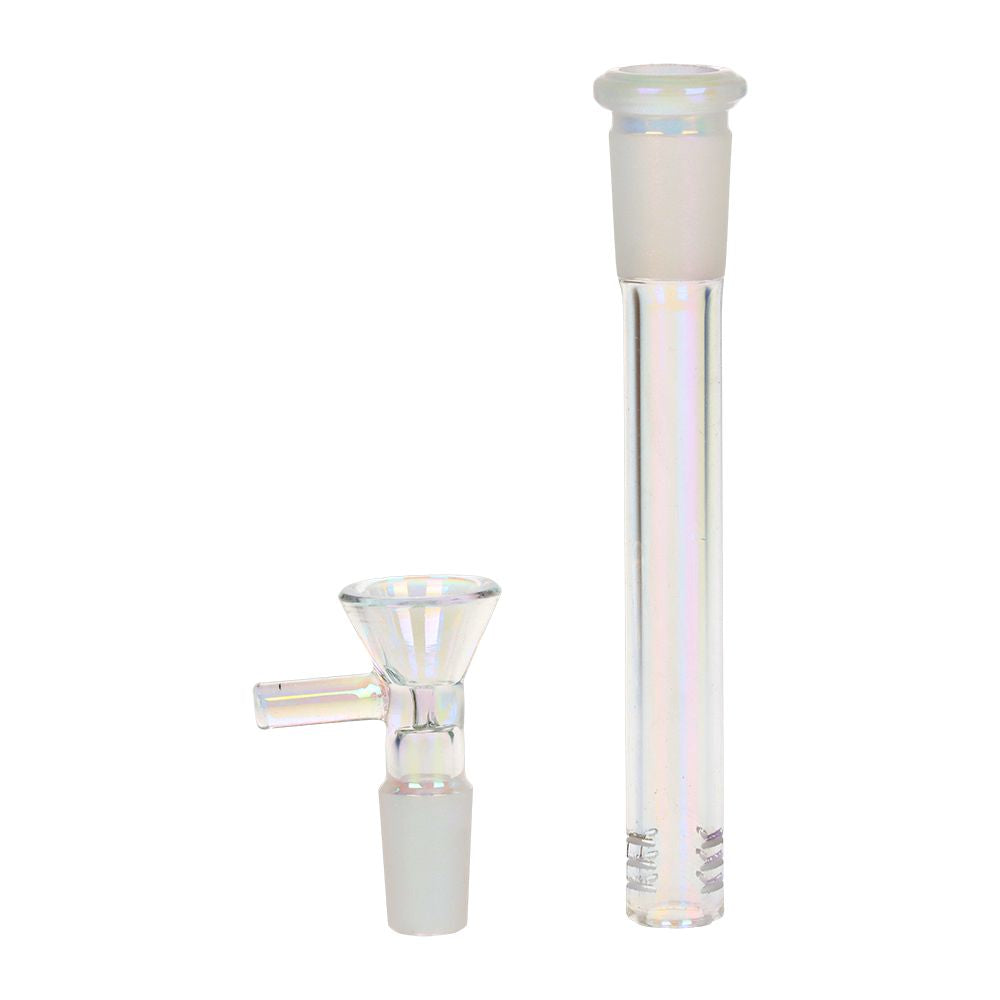 SeshGear Twist Straight Tube Glass Water Pipe - 13.75" / 14mm F