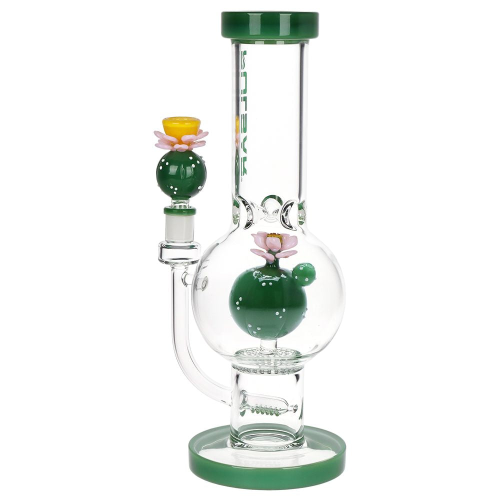 Pulsar Peyote Bloom Bubble Base Glass Water Pipe - 12.25" / 14mm F