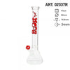 Boost | 17" Red Beaker Base Glass Water Pipe